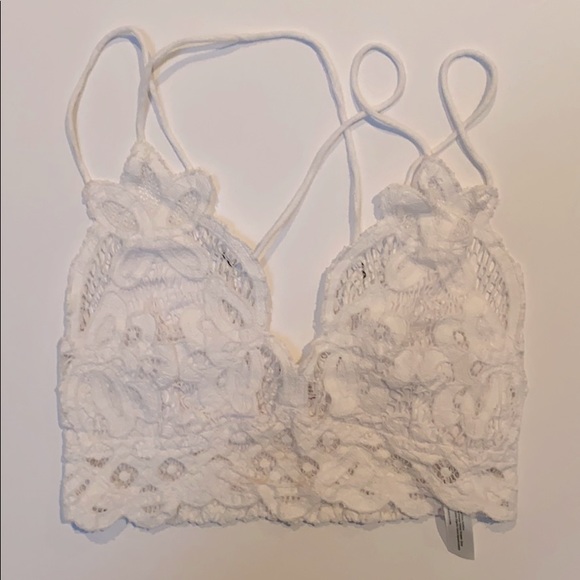 Free People Adella Bralette in White - Picture 5 of 9